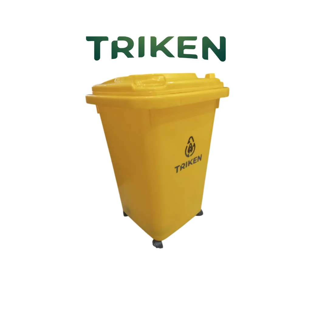 Triken Dust Bin 60L HDPE