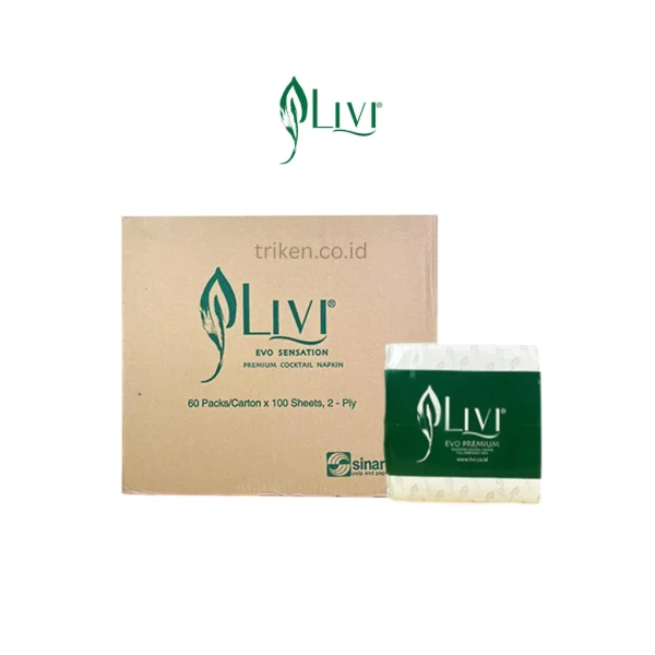LIVI EVO SENSASION Premium Napkin Cocktail 2x50s (KRW)