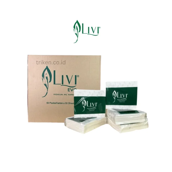 Livi Evo Splash Premium Napkin Dinner Edge Embossed 50's