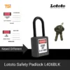 Lototo Safety Padlock L406RBLK
