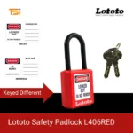 Lototo Safety Padlock L406RED