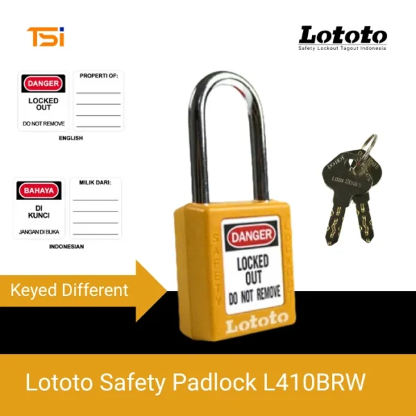 Lototo Safety Padlock L410BRW